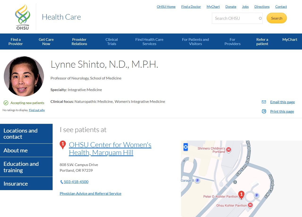 Lynne Shinto, ND