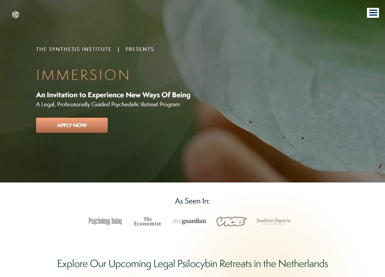 Synthesis — Netherlands Psilocybin Retreat